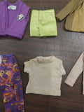 Ken Doll Barbie Lot of 14 Clothes Shoes Jacket Shirts Vest Sweaters Pants