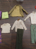 Ken Doll Barbie Lot of 14 Clothes Shoes Jacket Shirts Vest Sweaters Pants