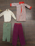 Ken Doll Barbie Lot of 14 Clothes Shoes Jacket Shirts Vest Sweaters Pants