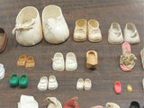 Ginny Baby Doll Cabbage Patch Assortment Shoes Size 2-13 Cloth Plastic Wood Pair