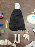 Mattel Barbie Doll Case Assorted Clothes Shoes Dresses Handbag Hangers Fashion