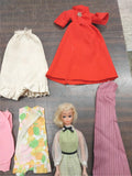 Mattel Barbie Doll Case Assorted Clothes Shoes Dresses Handbag Hangers Fashion