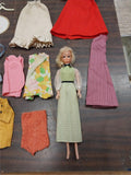 Mattel Barbie Doll Case Assorted Clothes Shoes Dresses Handbag Hangers Fashion