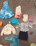 Barbie Doll Case Assorted Clothes Shoes Fashion Outfit Accessories Stockings