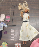 Barbie Doll Case Assorted Clothes Shoes Fashion Outfit Accessories Stockings