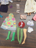 Barbie Doll Case Assorted Clothes Shoes Fashion Outfit Accessories Stockings