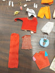Barbie Doll Case Assorted Clothes Shoes Fashion Outfit Accessories Stockings