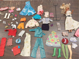 Barbie Doll Case Assorted Clothes Shoes Fashion Outfit Accessories Stockings