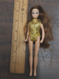 Vintage Dawn Topper 6 Dolls Fashion Clothes Shoes Red Brown Blonde Hair Case