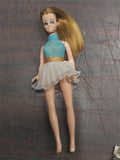 Vintage Dawn Topper 6 Dolls Fashion Clothes Shoes Red Brown Blonde Hair Case