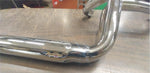 1986^ FXD 5 Speed Cross Over Harley 2 into 1 Chrome 4" Billet Taper Dyna Exhaust