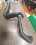 1986^ 5 Speed Cross Over Harley 2 into 1 Black Exhaust 4" Billet Chrome Tip