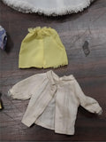 Vintage Light Blue Barbie Midge Doll Case Clothes Heels Boots Stand Handbags