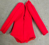 Vintage 1970-1971 Mattel Barbie Red Shape-Ups Exercise Outfit Incomplete #1782