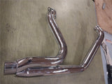 Ironhorse 2 into1 Exhaust Vance Hines RSD? Softail Chopper OEM Heatshields