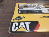 2009 CAT Caterpillar Motorized Iron Diesel Train Set Battery Operated 8Ft Oval
