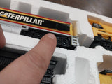 2009 CAT Caterpillar Motorized Iron Diesel Train Set Battery Operated 8Ft Oval