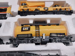 2009 CAT Caterpillar Motorized Iron Diesel Train Set Battery Operated 8Ft Oval
