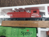 Vintage Factory Sealed Lionel Coca Cola Train Set Fanta Sprite Tab # 6-1463