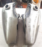 Cam Cap Fatbob 5 Gallon Split Gas Fuel Tanks Shovelhead Harley FLH FL 1941-1984