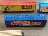 Vtg Ho Gauge Locomotive Train Car Lot Bachman Tyco Observation Box Coal Cars