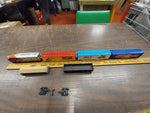 Vtg Ho Gauge Locomotive Train Car Lot Bachman Tyco Observation Box Coal Cars