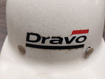 Vtg Dravo Corporation Superglas Fibre Metal Products White Hard Hat Bump Cap #2