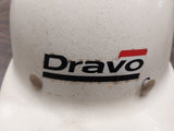 Vtg Dravo Corporation Superglas Fibre Metal Products White Hard Hat Bump Cap #2