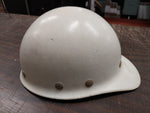 Vtg Dravo Corporation Superglas Fibre Metal Products White Hard Hat Bump Cap #2