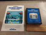 1980 Activision Fishing Derby Atari 2600 AG-004 Game Instruction Cartridge