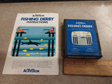 1980 Activision Fishing Derby Atari 2600 AG-004 Game Instruction Cartridge