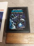 1981 Asteroids Atari Video Game Cartridge Instructions CX2649 2600