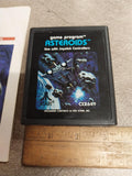 1981 Asteroids Atari Video Game Cartridge Instructions CX2649 2600