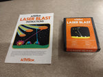 1981 Activision Laser Blast Atari Video Game Cartridge Instructions AG-008 2600