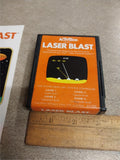 1981 Activision Laser Blast Atari Video Game Cartridge Instructions AG-008 2600