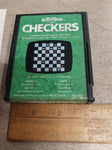 1980 Activision Checkers Atari Video Game Cartridge Instructions AG-003 2600