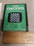 1980 Activision Checkers Atari Video Game Cartridge Instructions AG-003 2600