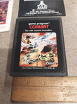 1978 Game Program Combat Atari Video Game Cartridge Instruction CX2601