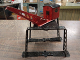 Metal New York Central Overhead Gantry Crane O Guage Marx End Track Log Car