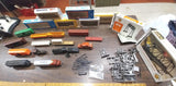 Vintage 16 Piece Lot of Tyco Bachmann Life-Like Train Repair Bridges Locomotive