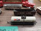 10 Piece Lot Tyco Penn Central Virginian Train Set Track Locomotive Untested
