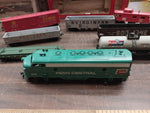 10 Piece Lot Tyco Penn Central Virginian Train Set Track Locomotive Untested