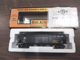 New Rail King Pittsburgh Lake Erie 4-Bay Hopper Car w/ Coal Load No. 30-75513