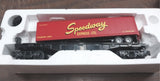 Rail King Speedway Flat Car w/ Trailer No.30-7678 Electric Trains Die-Cast Metal