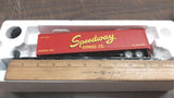 Rail King Speedway Flat Car w/ Trailer No.30-7678 Electric Trains Die-Cast Metal