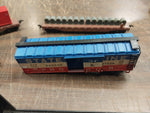 14 Piece Train Lot Tyco Tracks Transformer Tree Used Repair Parts Carts Scenery