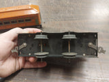 American Flyer Lines Lexington Pair Orange Tin Train Cars Used