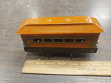 American Flyer Lines Lexington Pair Orange Tin Train Cars Used