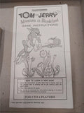 Vtg 1965 Tom & Jerry Adventure in Blunderland Game Transogram Incomplete Used