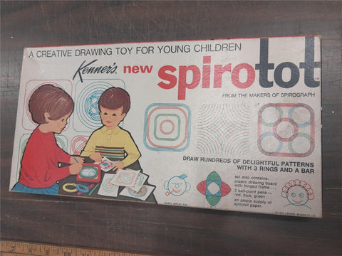 Kenner's How to Draw with Spirotot 1968 No. 411 Drawing Children Toy Used